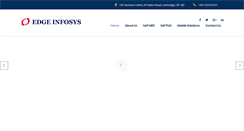 Desktop Screenshot of edgeinfosys.com