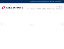Tablet Screenshot of edgeinfosys.com